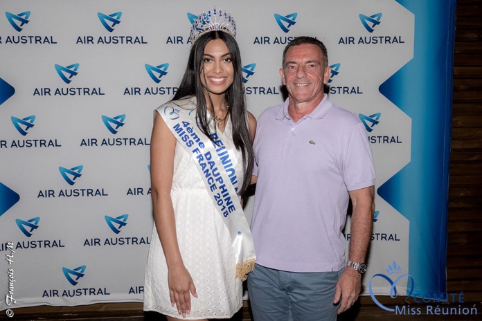 Audrey Chane Pao Kan et Jean-Marc Grazzini, directeur général adjoint Air Austral