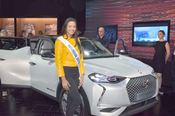 Miss Réunion 2018 au Mondial de l'Auto à Paris