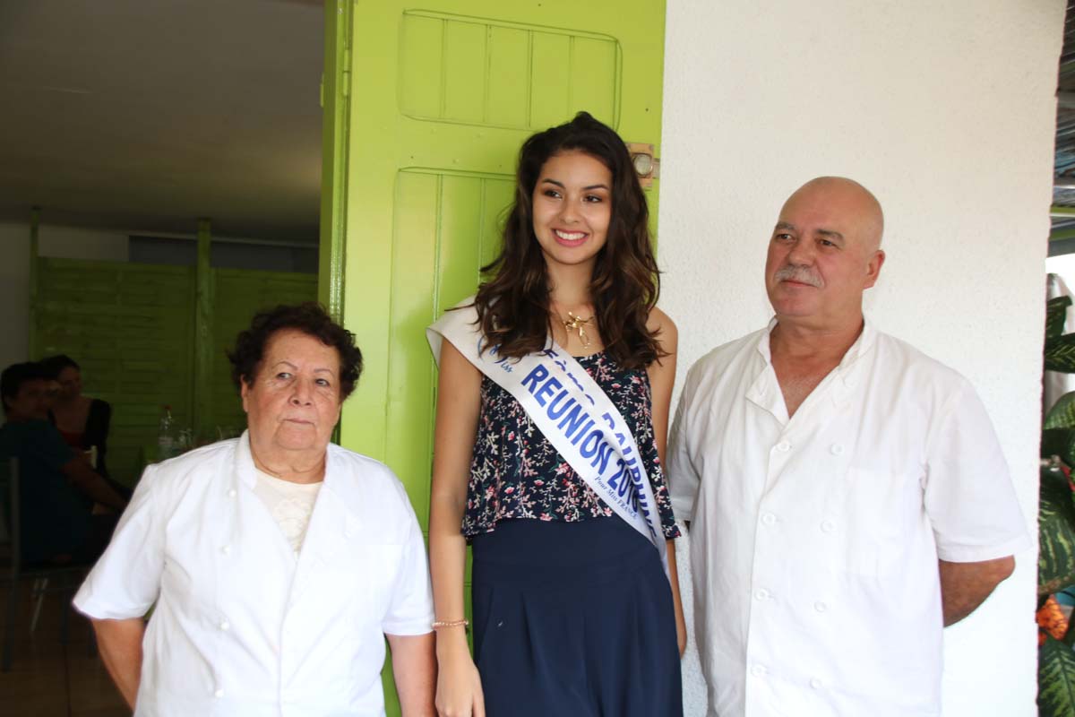 Miss Réunion avec Marie-Lise et Damien Ethève